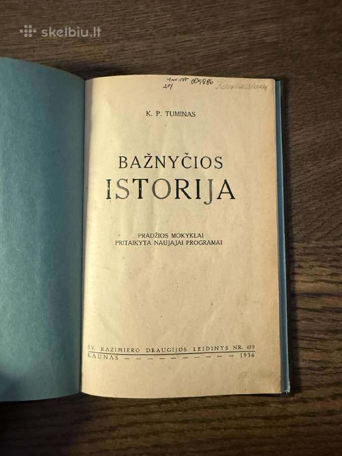Bažnyčios istorija 1936