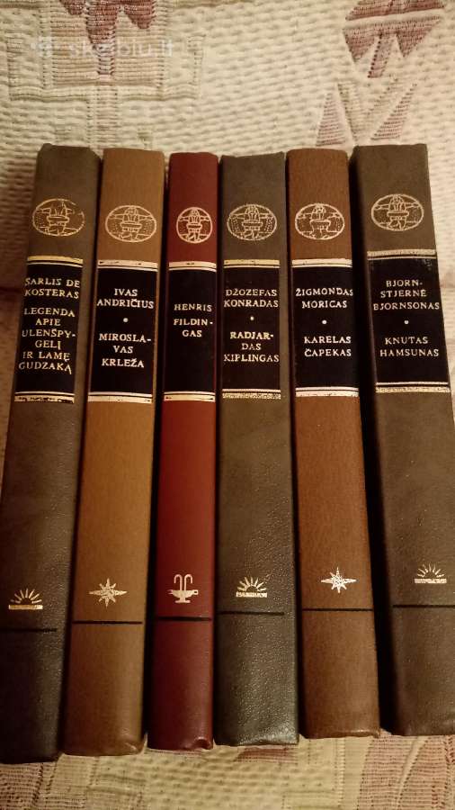 Pasaulinės literatūros biblioteka 5 knygos