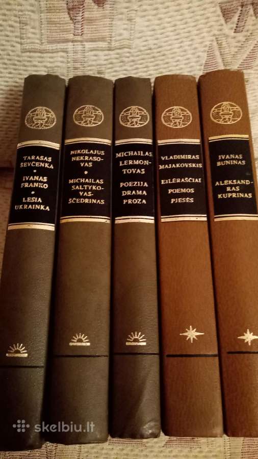 Pasaulinės literatūros biblioteka 5 knygos