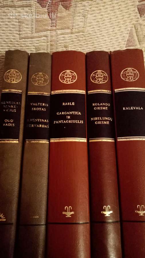 Pasaulinės literatūros biblioteka 5 vnt