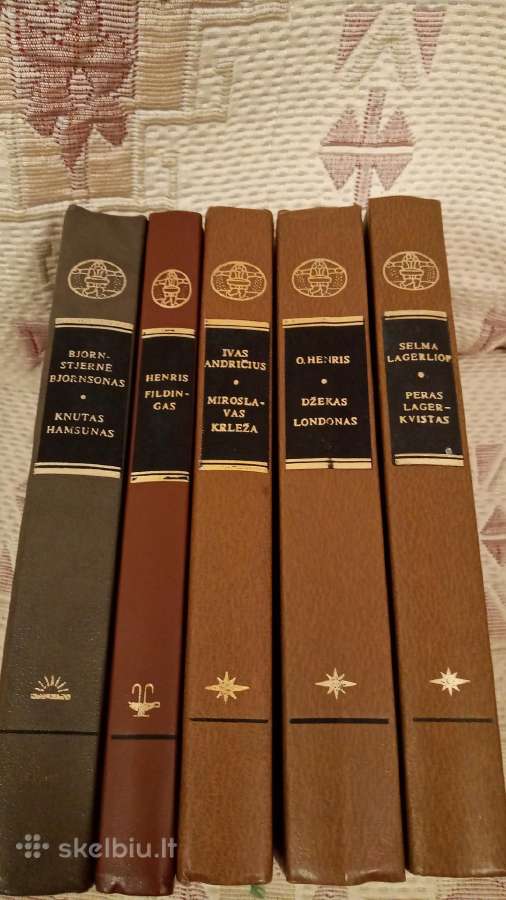 Pasaulinės literatūros biblioteka 5 knygos