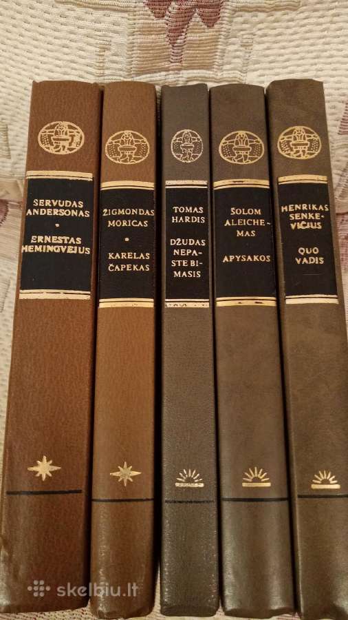 Pasaulinės literatūros biblioteka 5 knygos