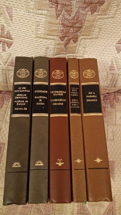 Pasaulinės literatūros biblioteka 5 knygos