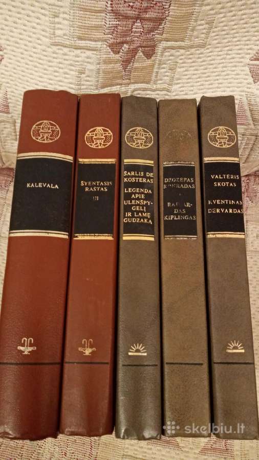 Pasaulinės literatūros biblioteka 5 knygos