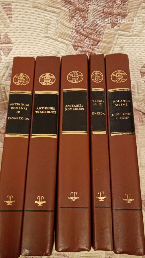 Pasaulinės literatūros biblioteka 5 knygos