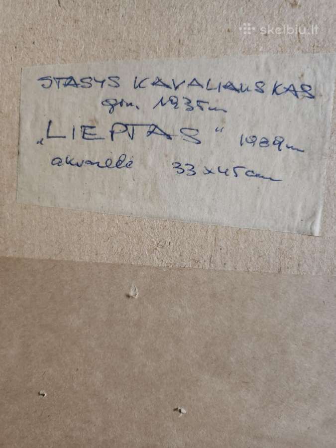 Paveikslas "Lieptas" - nuotraukos Nr. 2