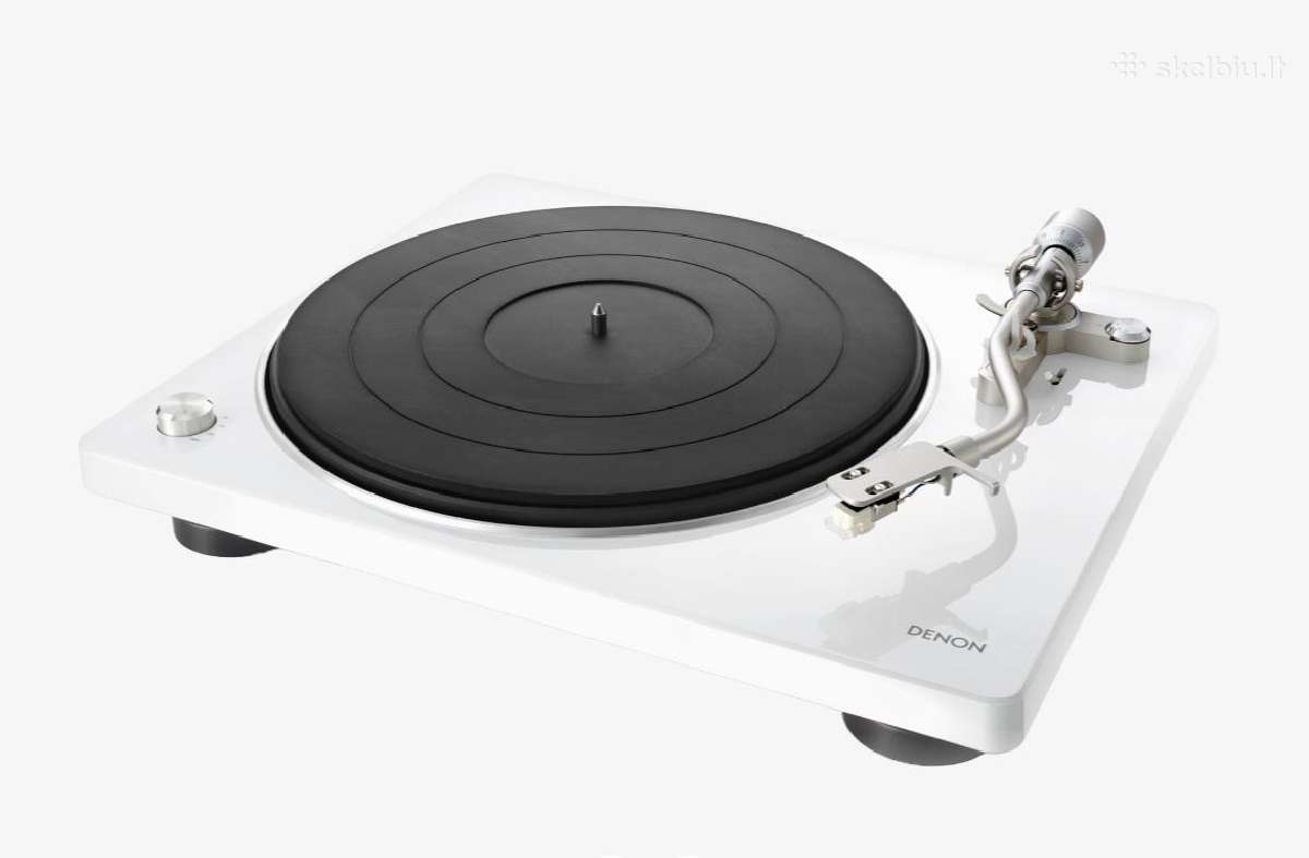 Denon Dp-400 patefonas baltos spalvos