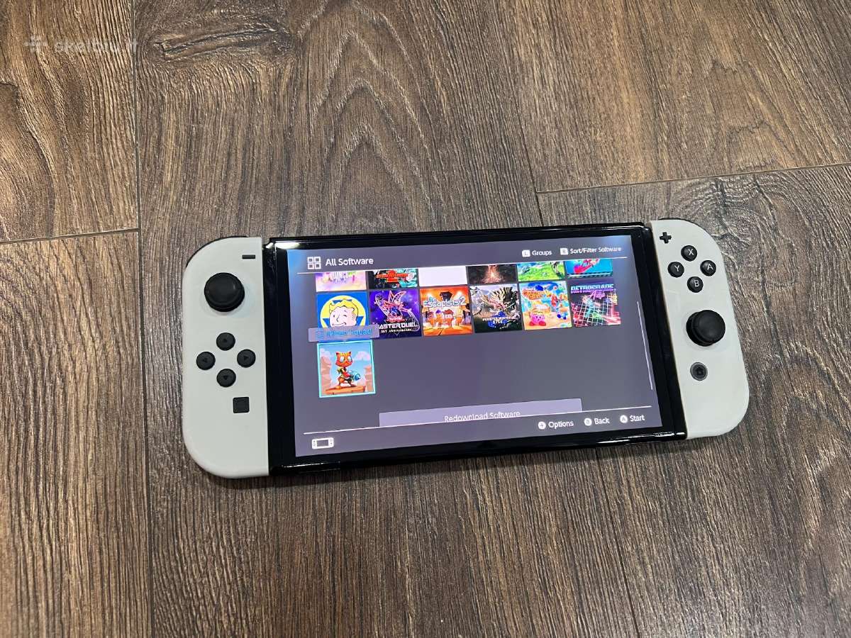 Nintendo Switch Oled, 64gb+128gb/žaidimu 18 - nuotraukos Nr. 6