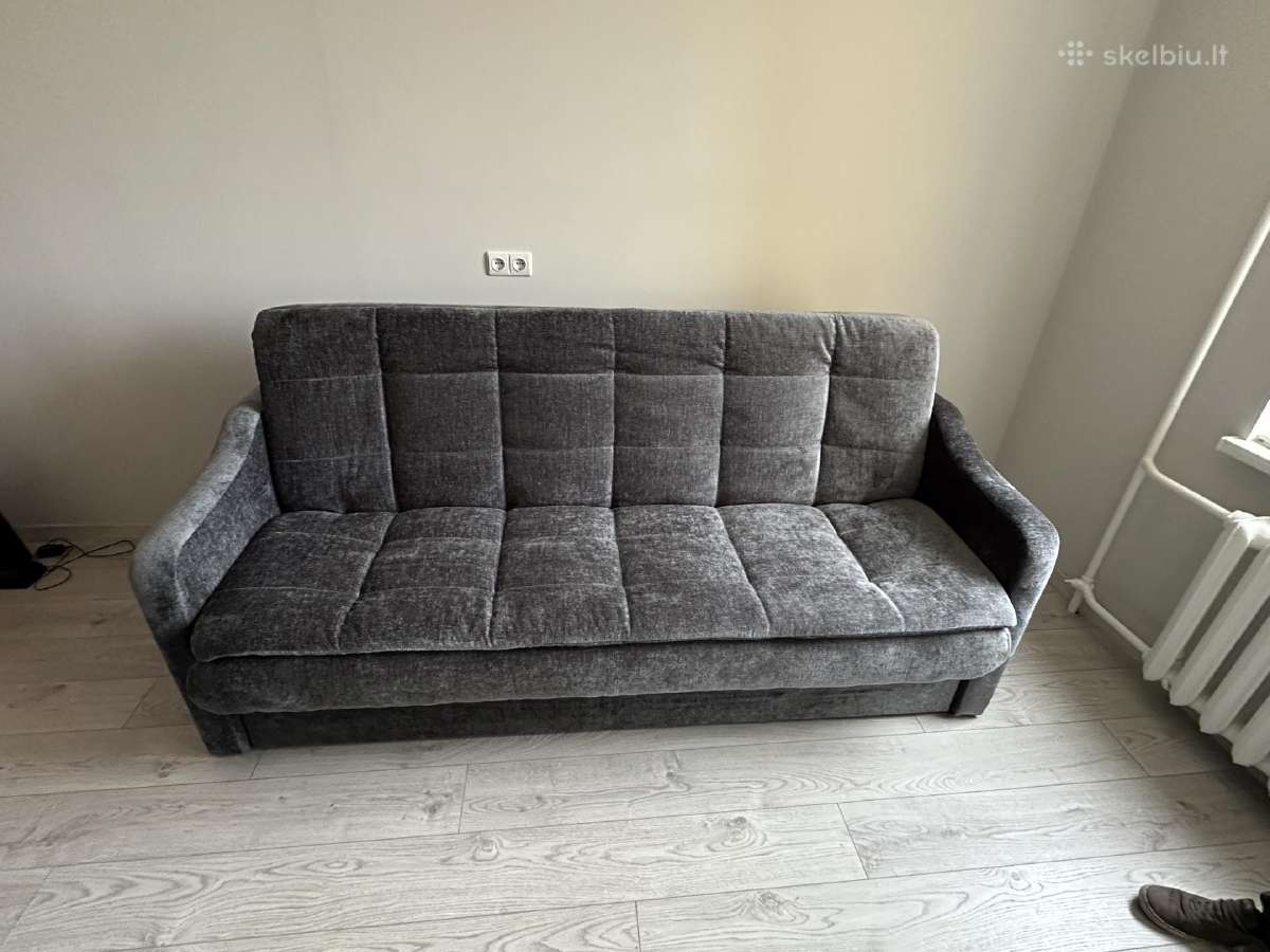 Lietuviška sofa-lova "Dn" su patalynės dėže - nuotraukos Nr. 14