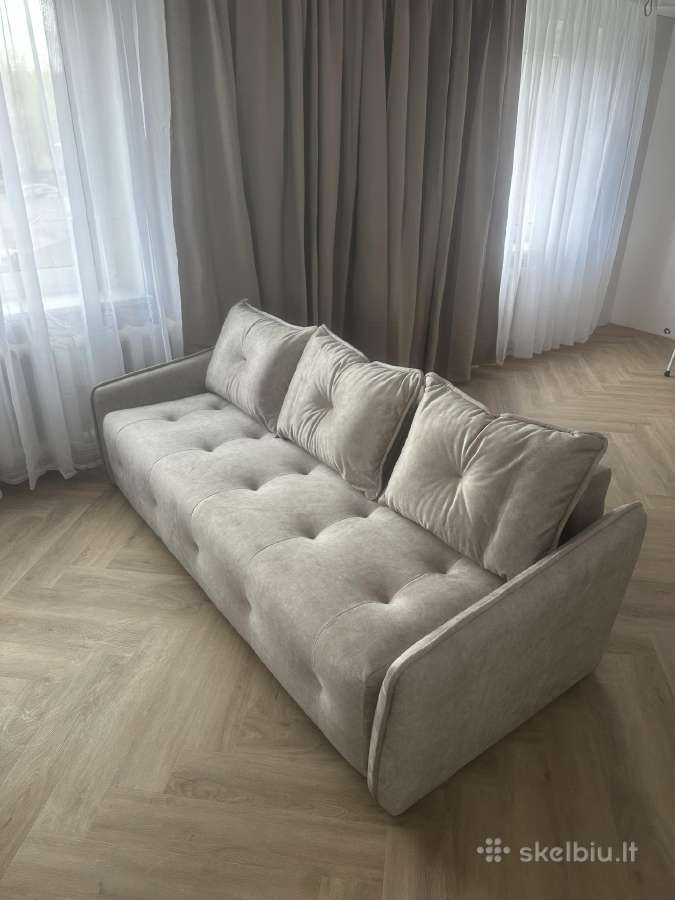 Lietuviška sofa-lova "Naujiena" su patalynės dėže - nuotraukos Nr. 7