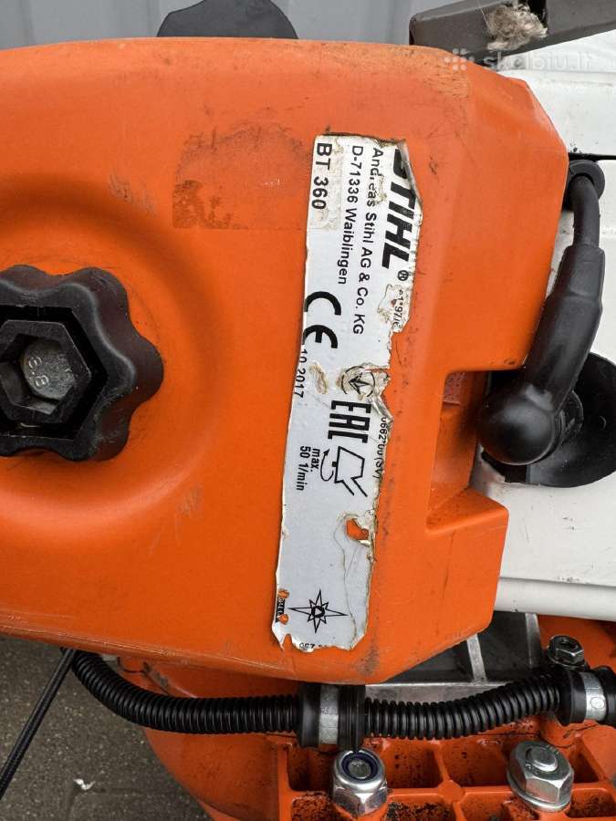 Žemės gražtas Stihl Bt 360 - nuotraukos Nr. 6