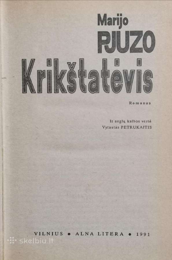 M.pjuzo ''Krikštatėvis'' - nuotraukos Nr. 2