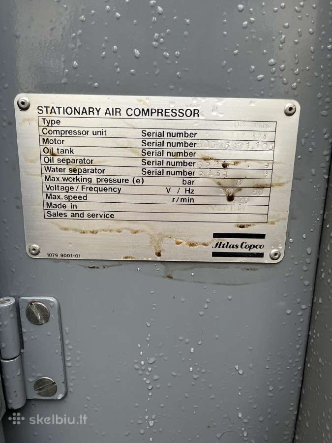 Oro kompresorius – Atlas Copco Ga 308 ir Ga 208 - nuotraukos Nr. 32