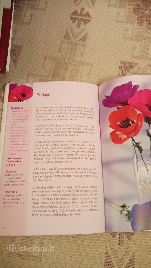 Popierinės gėlės - nuotraukos Nr. 5