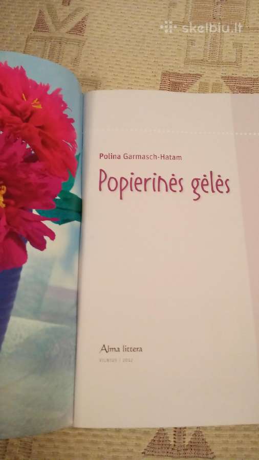 Popierinės gėlės - nuotraukos Nr. 9