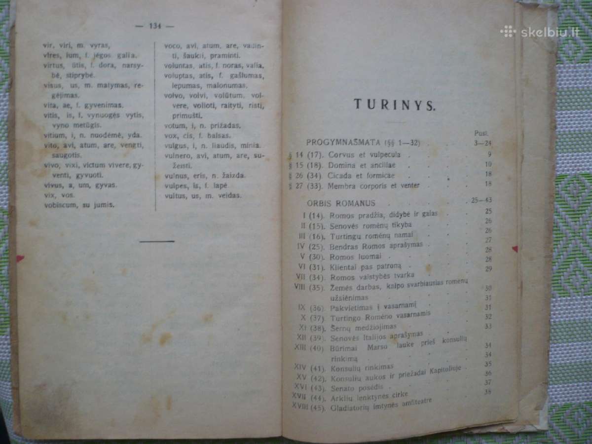 K. Kepalas - Latynų kalbos chrestomatija 1916 - nuotraukos Nr. 5