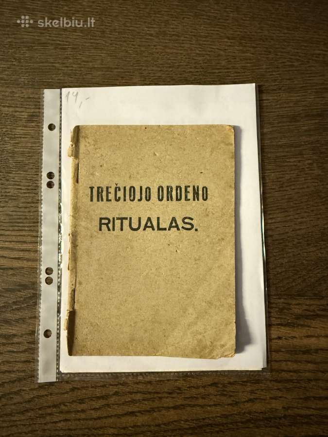 Trečiojo ordeno ritualas 1928