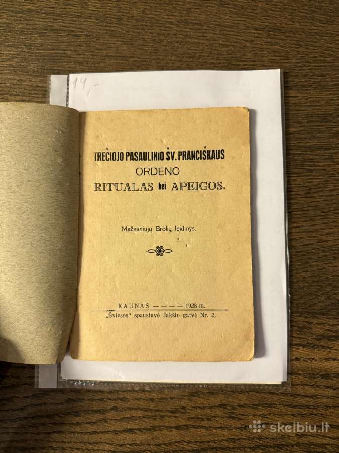 Trečiojo ordeno ritualas 1928 - nuotraukos Nr. 2