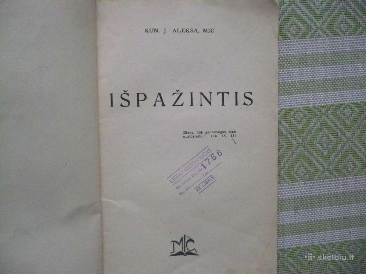 J. Aleksa - Išpažintis 1939 - nuotraukos Nr. 2