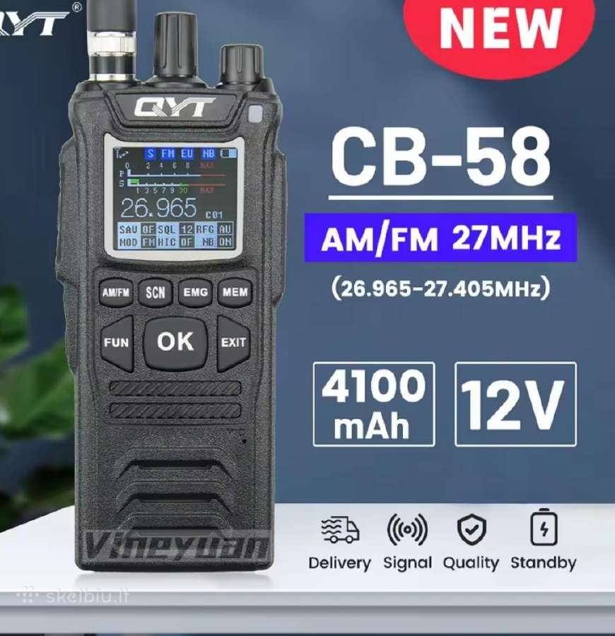 Radio stotelė Qyt Cb-58