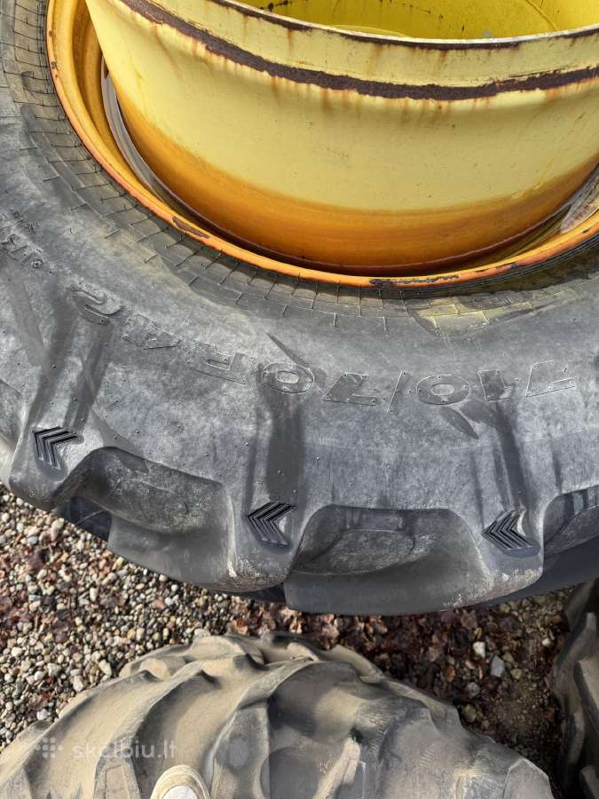710/70r42 traktoriaus dubliai su R38 perėjimu - nuotraukos Nr. 3