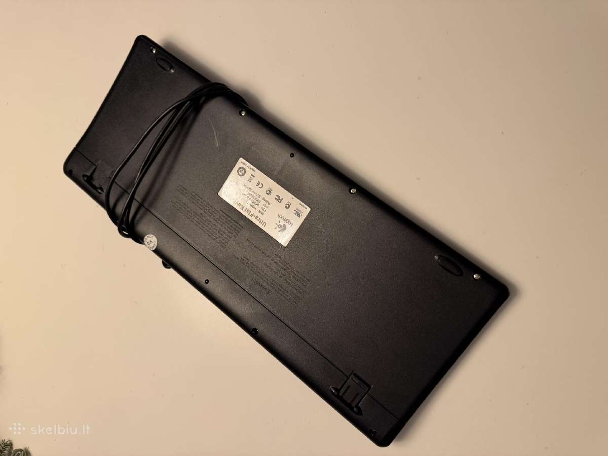 Logitech Ultra-flat Usb klaviatūrą - nuotraukos Nr. 2