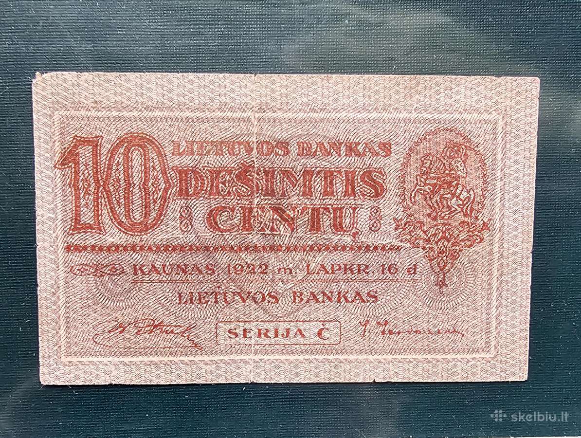 1922m. 10 cnt.