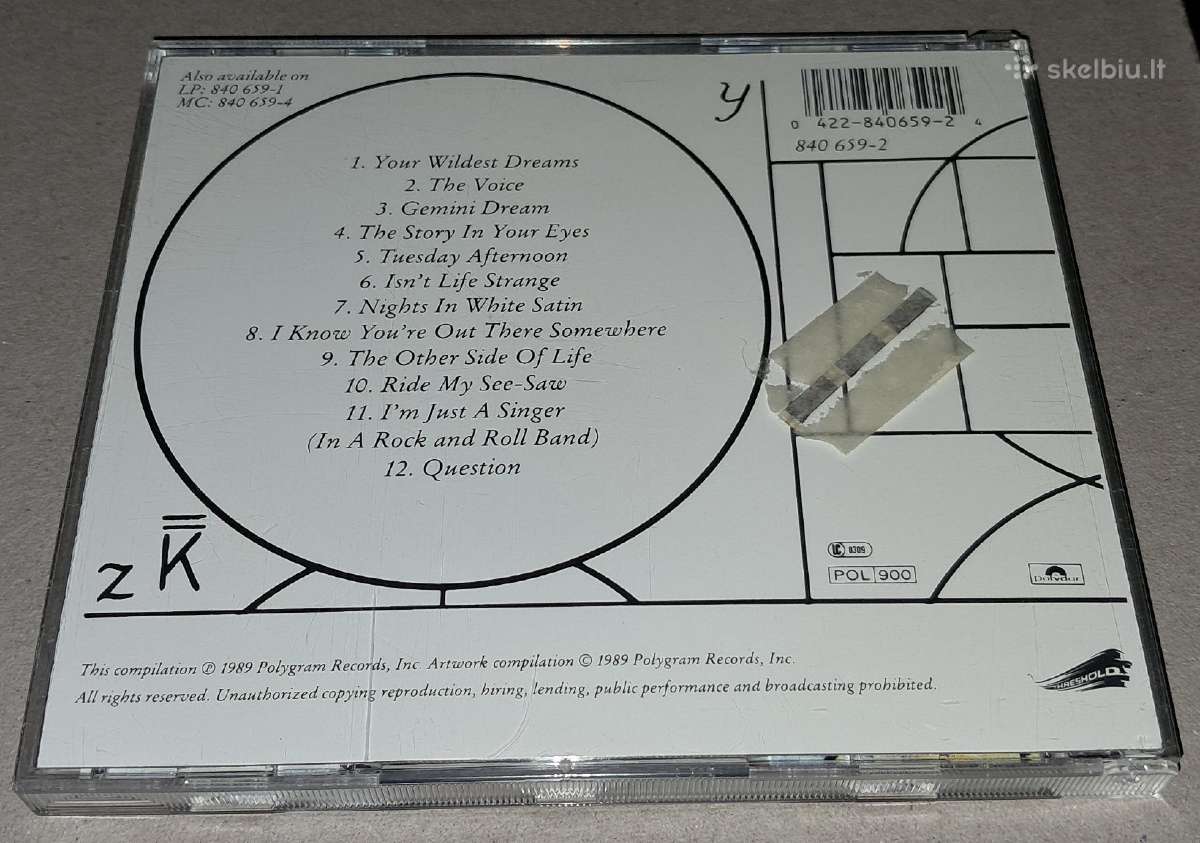 The Moody Blues – Greatest Hits (Audio CD) - nuotraukos Nr. 2