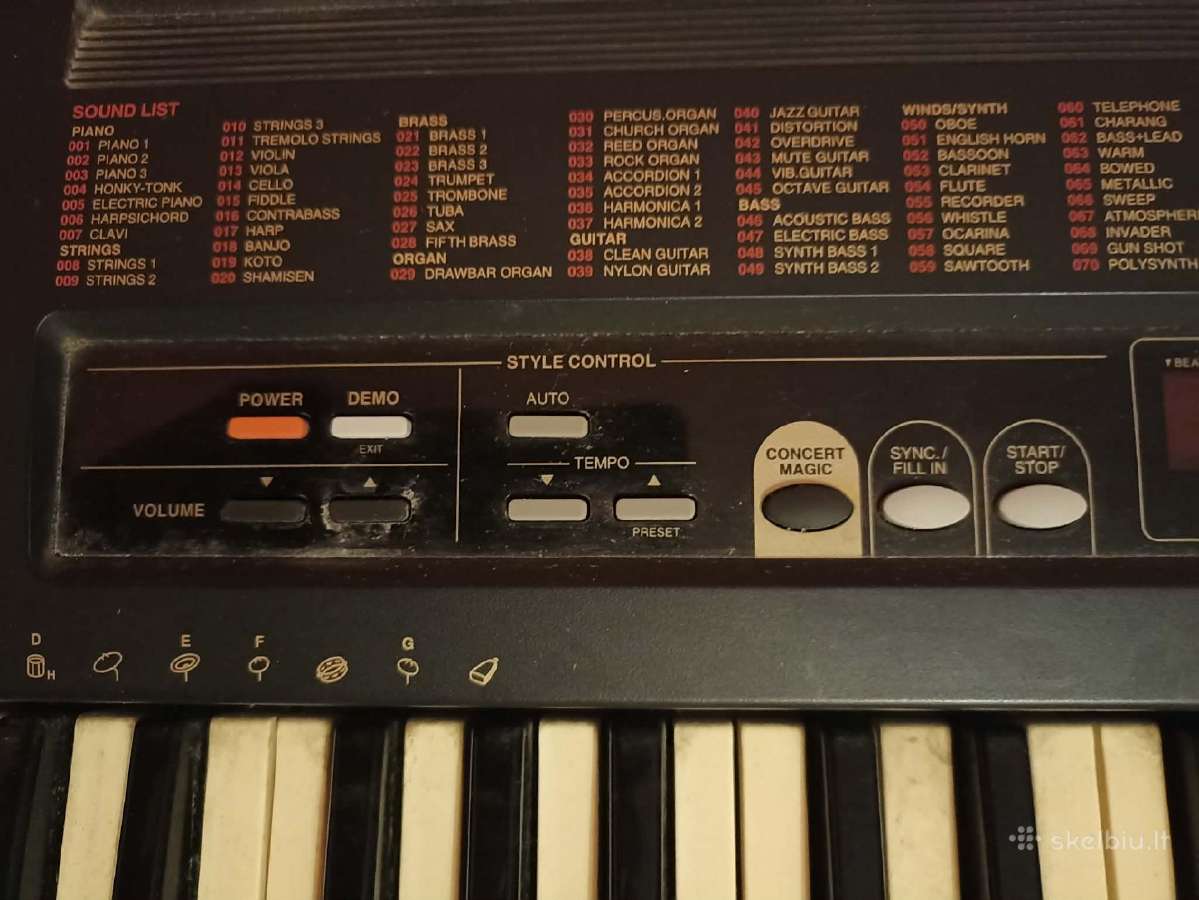 Sintezatorius Kawai X130 - nuotraukos Nr. 4
