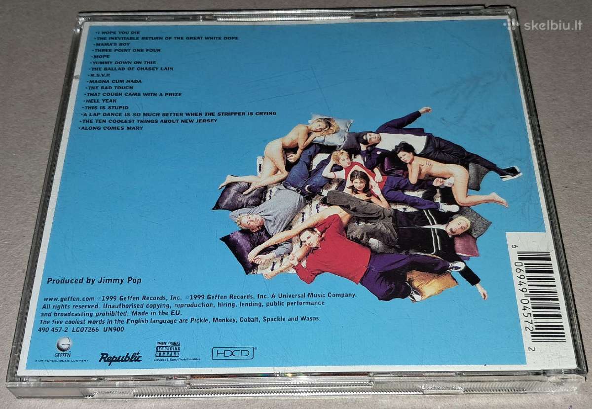 Bloodhound Gang – Hooray For Boobies (Audio CD) - nuotraukos Nr. 2