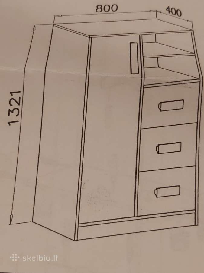 250€ vaiko kambario baldai - nuotraukos Nr. 3