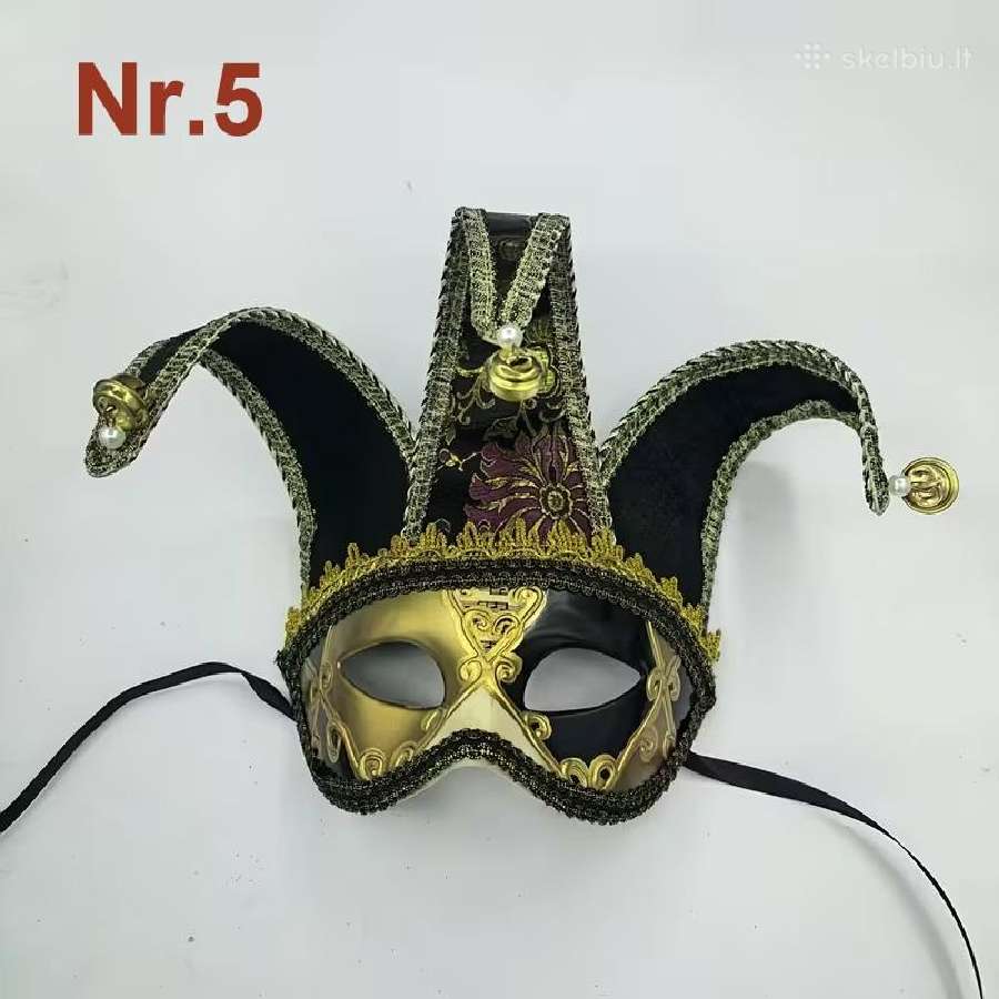 Venecijos vintažinės įvairios kaukės. - nuotraukos Nr. 11