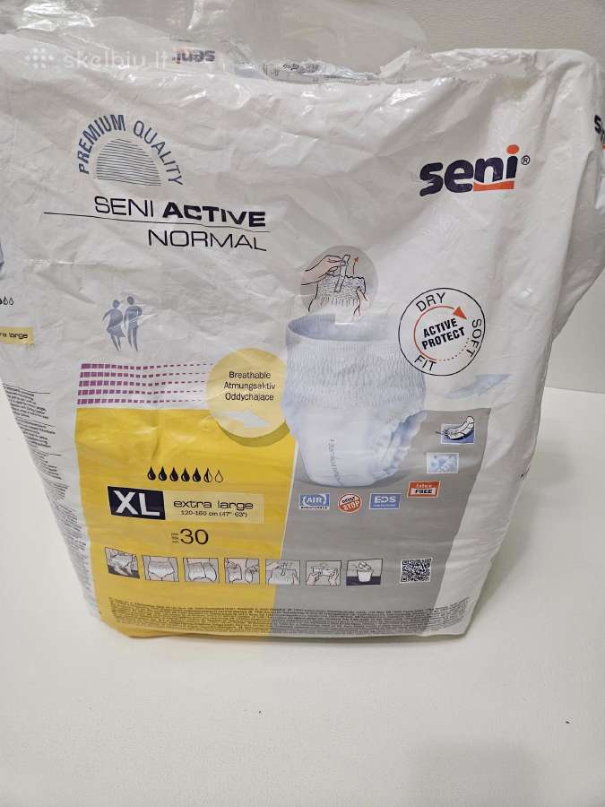 Suaskelnės-kelnaitės Seni active normal XL, 15 vnt