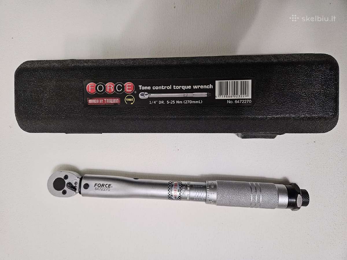 Dinamometrinis raktas Force 5-25 Nm