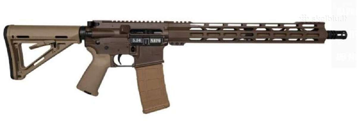 Graižtvinis šautuvas Ar15, 16, 5.56 Nato, Brown C