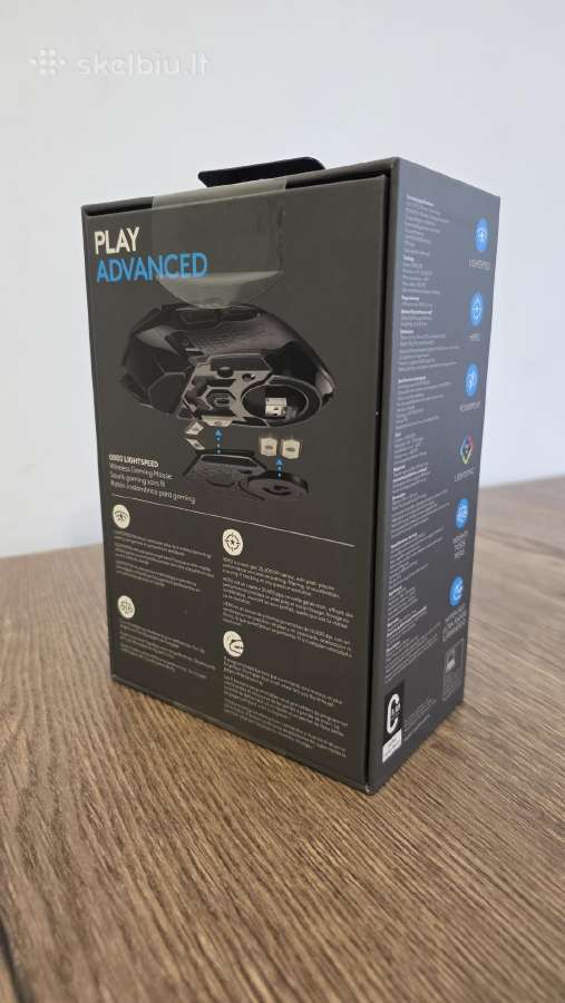 Nauja! Logitech G502 Lightspeed Gaming (Ne X ver.) - nuotraukos Nr. 3