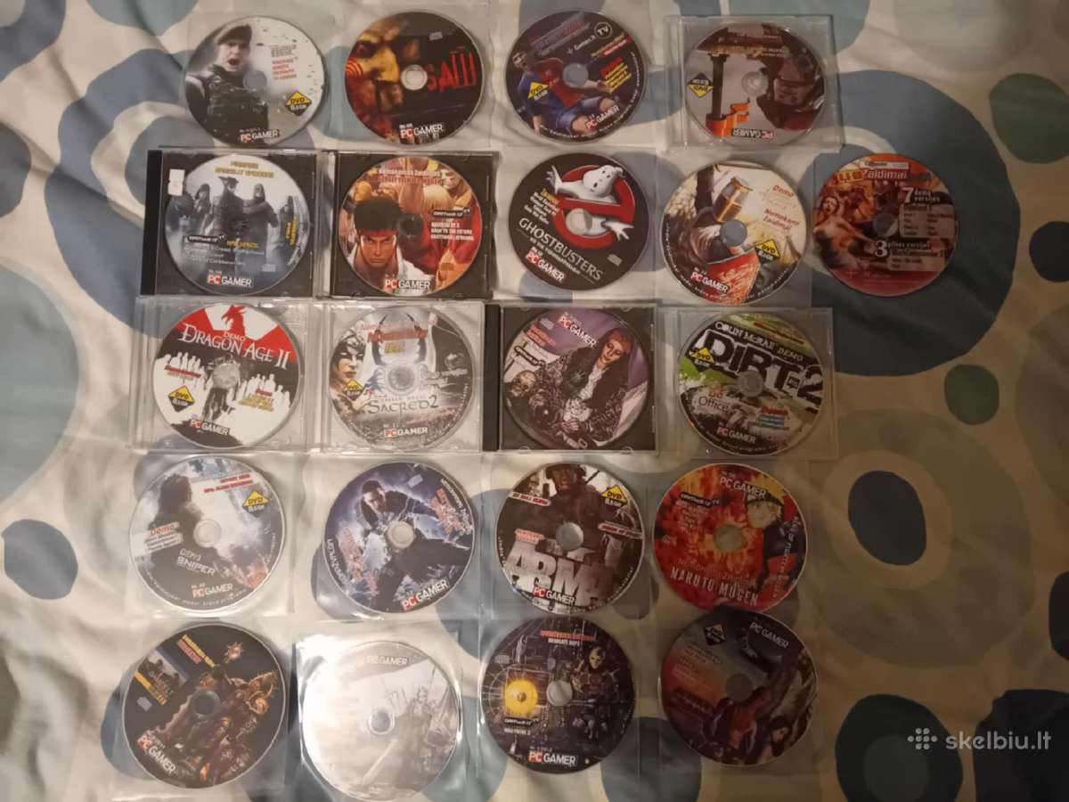 Pc gamers seni žurnalų diskai