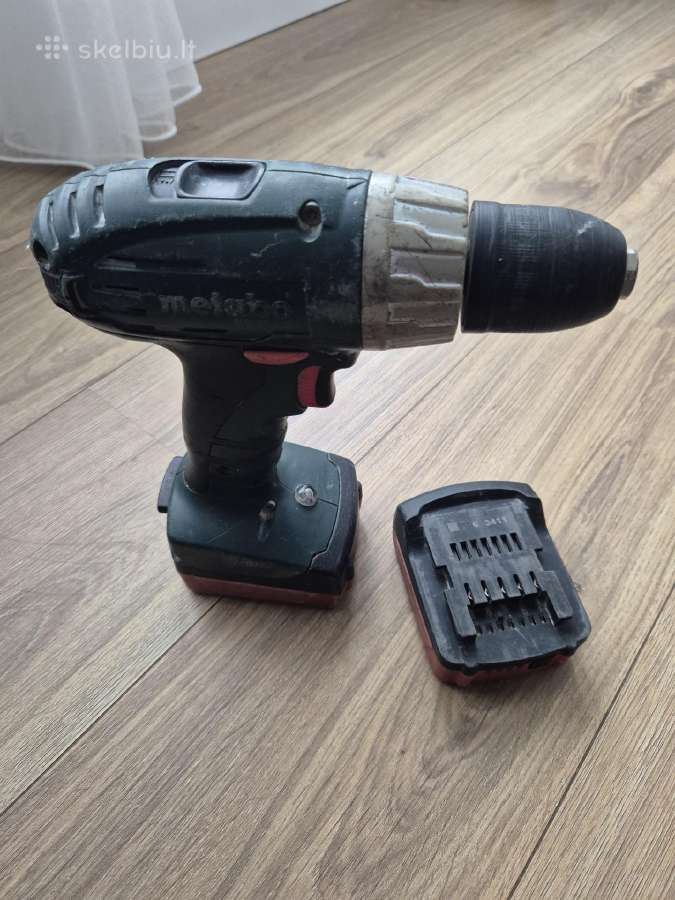 Metabo 14.4v suktukas-gręžtuvas - nuotraukos Nr. 2