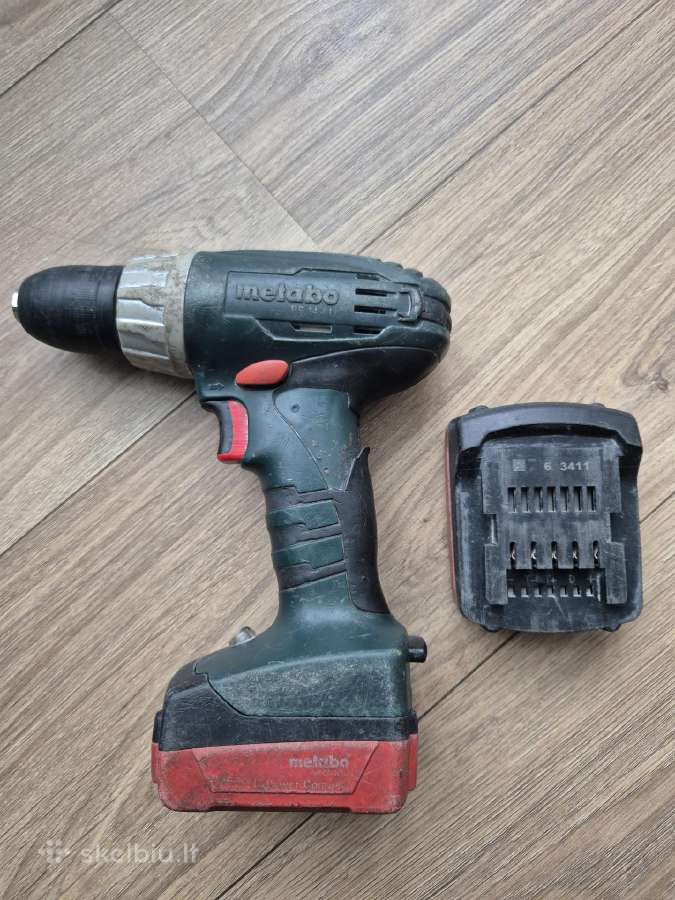 Metabo 14.4v suktukas-gręžtuvas - nuotraukos Nr. 3