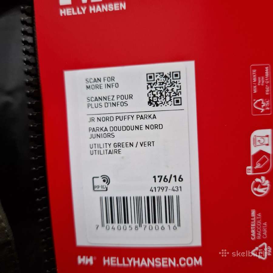 Žieminė Helly Hansen parka 176 dydžio - nuotraukos Nr. 8