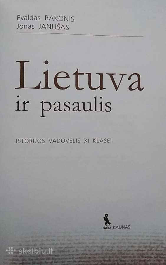 Lietuva ir pasaulis 11 klasei - nuotraukos Nr. 2