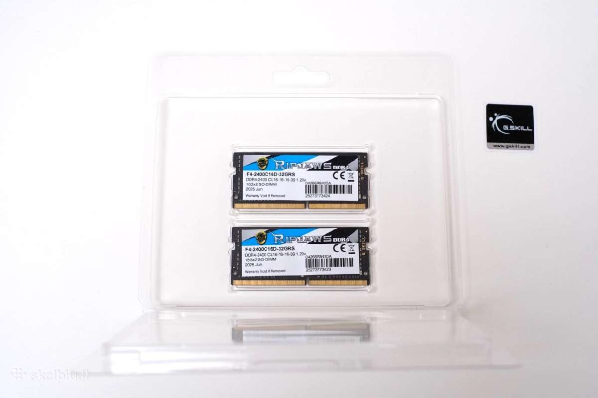 G.skill Ripjaws 32gb (2x16gb) So-dimm RAM Ddr4 - nuotraukos Nr. 3