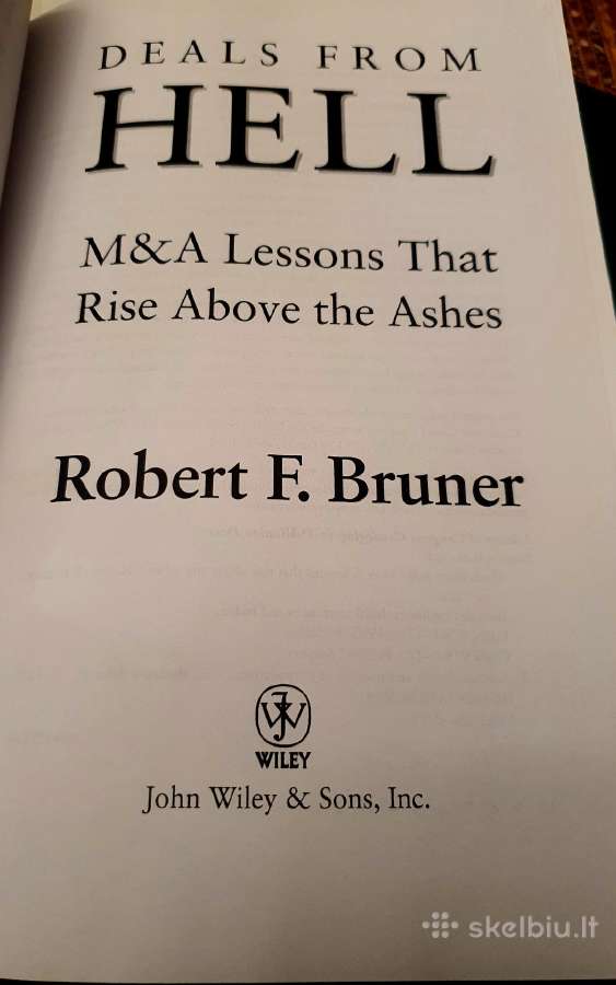 Knyga Deals from Hell: M&a Lessons - nuotraukos Nr. 2