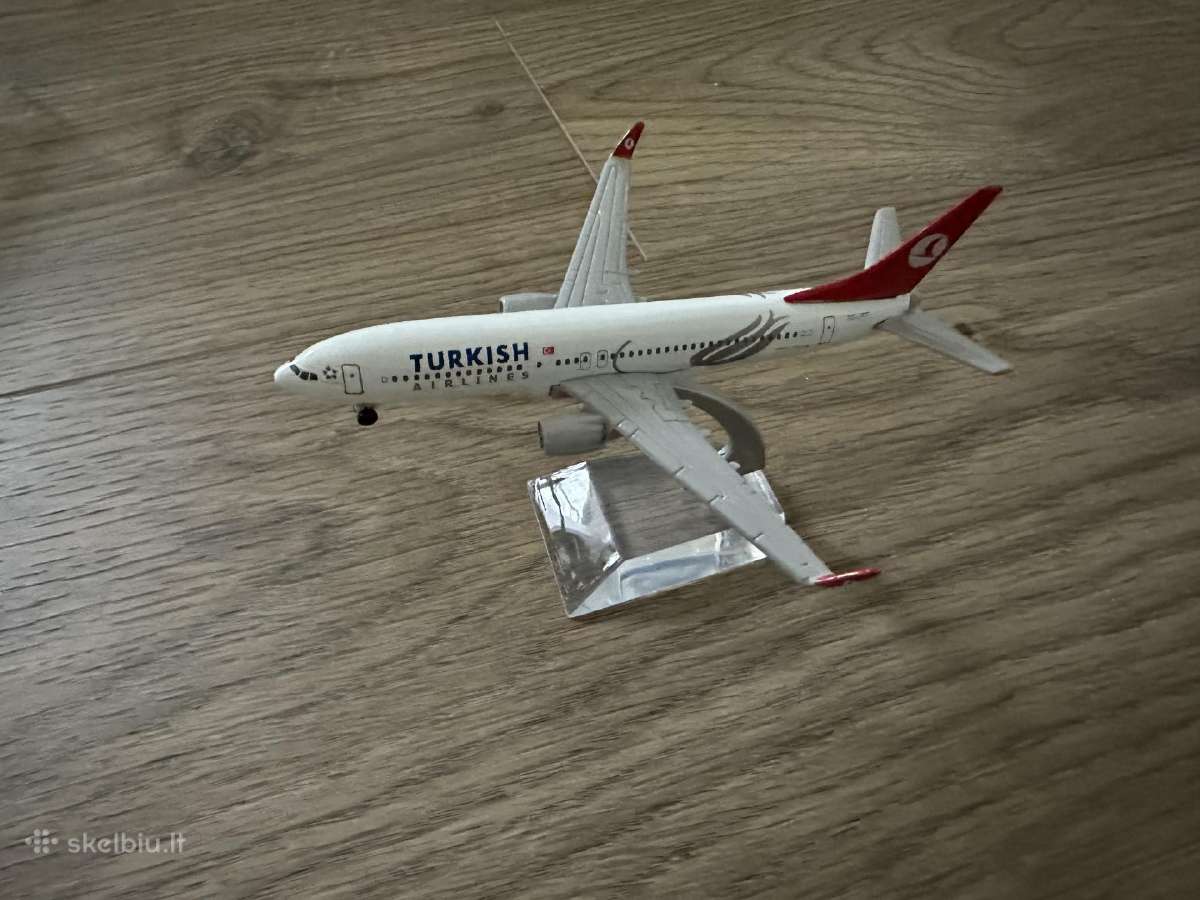 Turkish Airlines Boeing lėktuvo modeliukas - nuotraukos Nr. 3