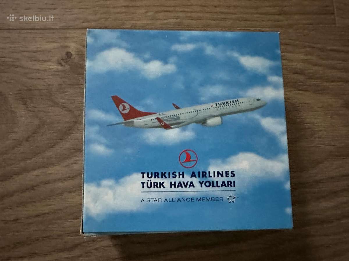 Turkish Airlines Boeing lėktuvo modeliukas - nuotraukos Nr. 5