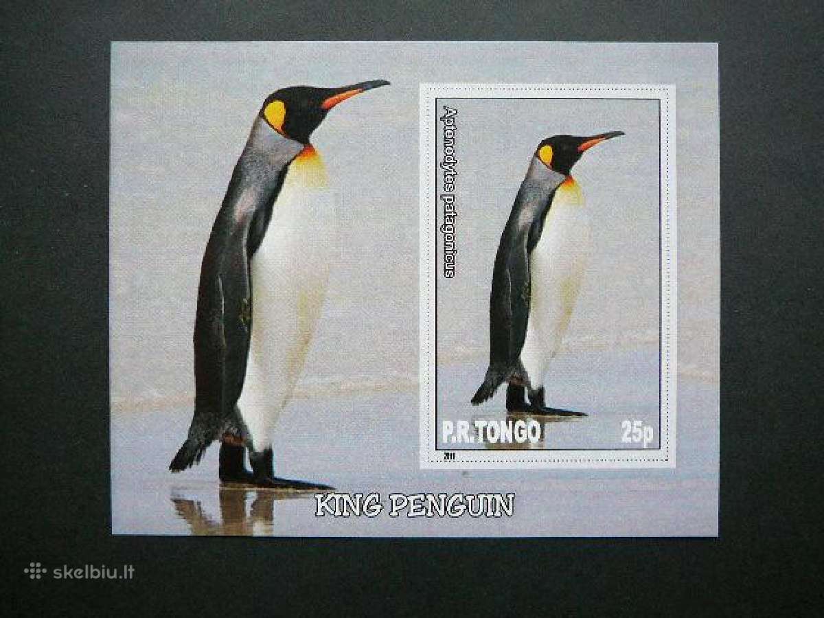 Pingvinai Pauksciai Tonga 2011 Mnh tn029