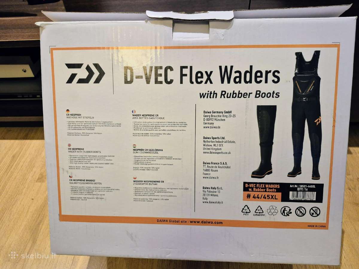 Neopreninės bridkelnės Daiwa D-vec Waders flex