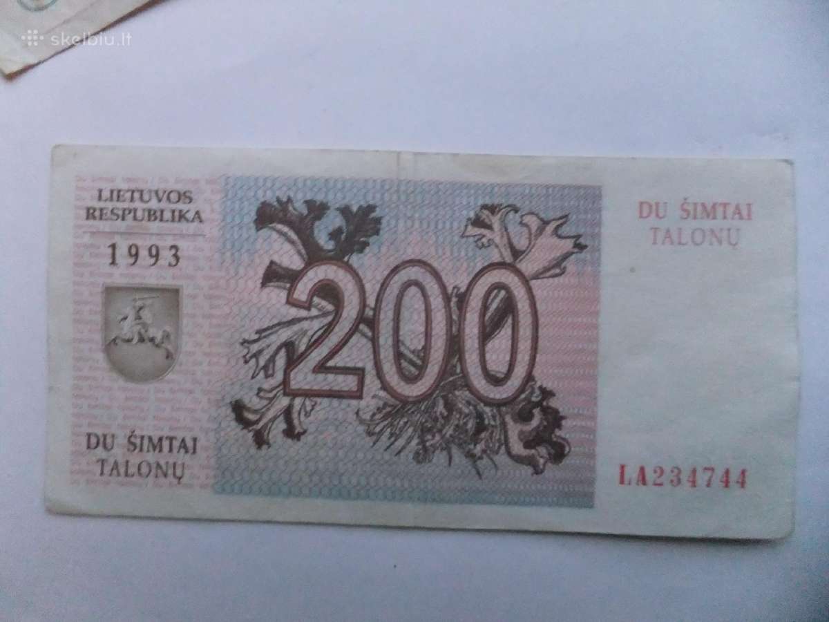 Lietuva 1994m. litai. - nuotraukos Nr. 5