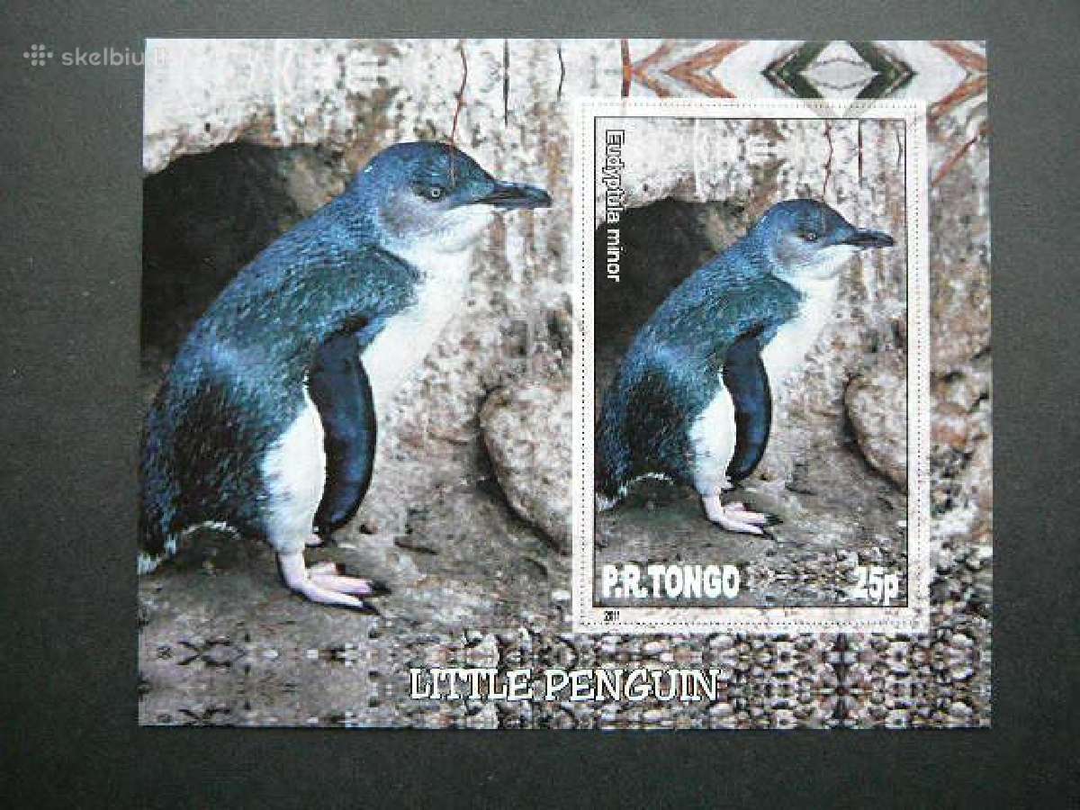 Pingvinai Pauksciai Tonga 2011 Mnh tn035
