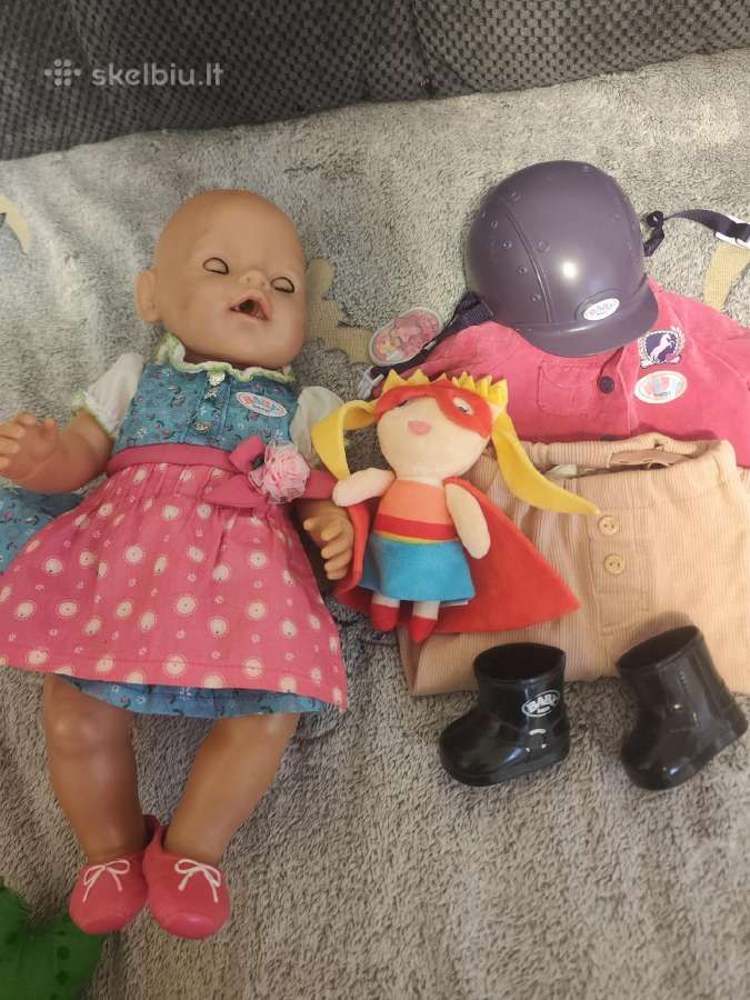Baby born lėlė su papildomais rūbeliais ( su arkli - nuotraukos Nr. 3